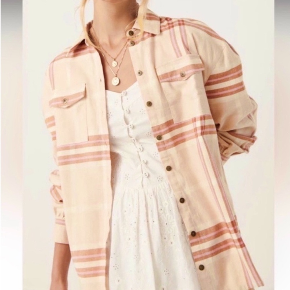 Spell x Free People plaid flannel